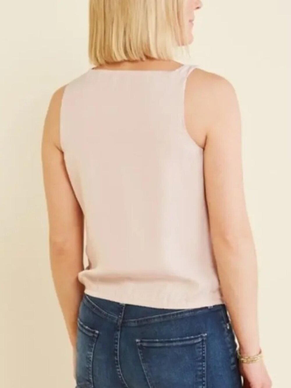 Evereve | Hearloom Pink Satin Tank Size Small NWT - Picture 2 of 8